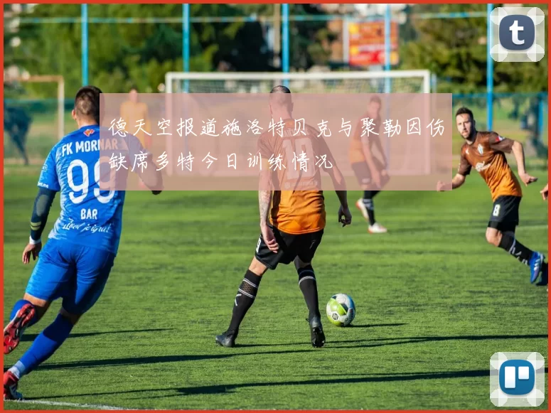 德天空报道施洛特贝克与聚勒因伤缺席多特今日训练情况