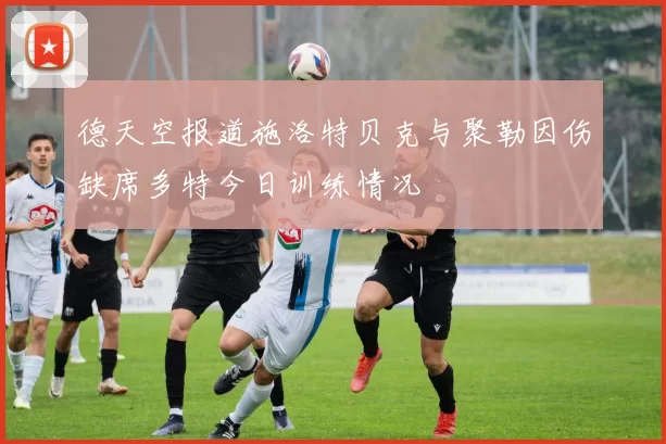 德天空报道施洛特贝克与聚勒因伤缺席多特今日训练情况